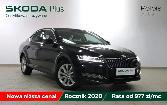 samochody osobowe Skoda Superb cena 124900 przebieg: 115374, rok produkcji 2020 z Olsztyn